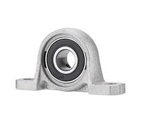 Jectse Supporto con Cuscinetto a Sfera Diametro Foro 8/10/12/20 mm, Alloggiamento a Due Bulloni con Inserto Cuscinetto a Sfera