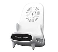Jectse Supporto di Ricarica Wireless, Supporto per Telefono con Base Stabile per Tablet da 4,5 a 11 Pollici, Stazione di Ricarica Rapida per Viaggi in Ufficio in Camera da Letto (Ordinaria)