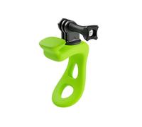 Jectse Supporto Flessibile per Fotocamera, Fascia Avvolgente in Silicone Ruotabile a 360° con Base per Treppiede per Manubrio Bici, Scooter, Oggetti Tubolari da 22-38 Mm (GREEN)