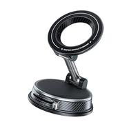 Jectse Supporto Magnetico per Telefono da Auto, Regolabile a 360 Gradi con Ventosa in Nano Gel e Tecnologia di Blocco del Vuoto per Cruscotto Dell'auto, Palestra, Specchio, Ufficio (SILVER)