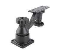 Jectse Supporto per Braccio Oscillante da 6 Pollici, Supporto Orizzontale in Alluminio di Grado Marino Verniciato a Polvere con 2 Punti Rotanti per Ecoscandagli Chartplotter Moduli GPS