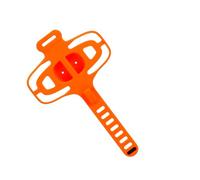 Jectse Supporto Universale per Telefono da Bici in Silicone Supporto Stabile di Lunga Durata per un Facile Controllo Mobile per Biciclette, Motocicli, Biciclette Pieghevoli (ORANGE)