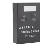 Jectse Switch di Condivisione USB 2.0, 2 Computer Condividono 1 Stampante Selettore Switch USB per Trasferimento Ad Alta velocità, con Design di Commutazione a un Tasto, per Sistemi OS