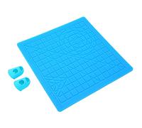 Jectse Tappetino di Design 3D Flessibile e Durevole con Tappi per Le, per Gli Amanti della Stampante 3D, Tappetino in Silicone per Misurazioni Facili e Disegni 3D Accurati