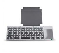 Jectse Tastiera Bluetooth Pieghevole con Touchpad, Tastiera Wireless Portatile, Tastiere Pieghevoli Tascabili Ultra Sottili di Dimensioni Standard per Tablet e Laptop Android, Collega