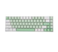 Jectse Tastiera Meccanica Al 60%,Interruttore Rosso Sostituibile a Caldo Tipo C Cablata/Bluetooth/2.4G Mini Tastiera Wireless a 3 modalità a 68 Tasti con Retroilluminazione RGB,Green Grad