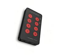 Jectse Tastiera Personalizzabile con Impugnatura, 8 Tasti Programmabili con Tripla connettività USB 2.4G BT, Ideale per PC Gaming, Lavoro, Controllo Industriale, Multimedia e didattica.
