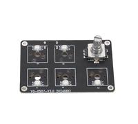 Jectse Tastiera Programmabile Meccanica con Scambiabile Caldo -switches per Esperienza Personalizzabile - Fit per la Laboratorio 3D Stampante 5 Chiavi RGB Lighting per gli Appassionati di Giochi