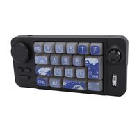 Jectse Tastierino Meccanico a 19 Tasti, Retroilluminazione RGB Macro Programmabile con Manopola Joystick, Bluetooth 5.0 Wireless 2,4 GHz USB C Cablato, per Lavori di Gioco OS X