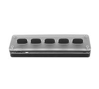 Jectse Tastierino Programmabile a 5 Tasti, Mini Tastiera da Gioco Silenziosa in Silicone per Musica da Ufficio, Doppia modalità Wireless, Adatta per Designer, Editor Video