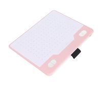 Jectse Tavoletta Digitale, Tavoletta Grafica con Risoluzione 5080LPI, Induzione Elettromagnetica a Riconoscimento Automatico, Facile da Disegnare e Scrivere dal Tavolo da Disegno (Rosa)