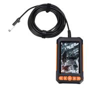 Jectse Telecamera per Endoscopio, Display HD da 4,3 Pollici Obiettivo 1080P con 8 Luci LED Regolabili e Resistente All'acqua IP67, per Ispezione Auto, Manutenzione Meccanica e