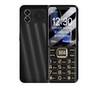 Jectse Telefono Cellulare Base 4G LTE con Tasti Grandi, Telefono Cellulare Semplice con Tasto SOS, 2500 MAh, Doppia SIM, MP3, Chiamate, Funzioni SMS, Internet (BLACK)
