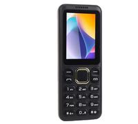 Jectse Telefono Cellulare per Anziani Telefono Cellulare per Anziani con Schermo HD da 2,4 Pollici Batteria Grande da 3800 MAh Pulsanti Grandi Tasto Laterale SOS Torcia Elettrica (BLACK)