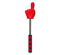 Jectse Telescopic Finger Pointer Stick, Stainless Steel per Uso Generico | Puntatore manuale retrattile con punta morbida per l\'insegnamento, bastone guida multiuso per aula, gioco interattivo,