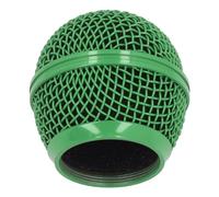 Jectse Testa della Griglia del Microfono in Rete, Parabrezza in Schiuma Integrato, Acciaio Temprato, Griglia del Microfono di Ricambio per SM58S SM58LC BETA58 BETA58A SA M30 SV100 UT2