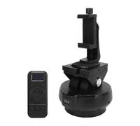 Jectse Testa per Treppiede Panoramica Motorizzata Wireless 2.4g con Telecomando, Rotazione di 360 °, Inclinazione di ± 35 °, 9 velocità di Marcia, per Telefoni Cellulari, Fotocameri, Fotocamere