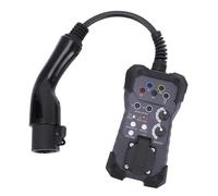 Jectse Tester Stazione di Ricarica EV, Kit Adattatore Tester EVSE per Test della Stazione di Ricarica di Veicoli Elettrici, Jack Universale 4 Mm, Compatibile con Tester, Multimetri e