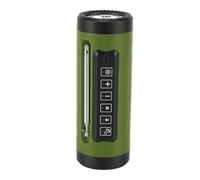 Jectse Torcia Musicale Bluetooth, Altoparlante Portatile Wireless Multifunzionale con Streaming Stabile, Resistente All'acqua per il Ciclismo All'aperto (GREEN)