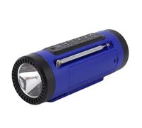 Jectse Torcia Musicale Bluetooth, Altoparlante Portatile Wireless Multifunzionale con Streaming Stabile, Resistente All'acqua per il Ciclismo All'aperto (BLUE)