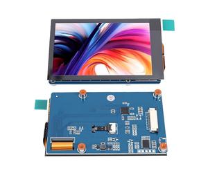 Jectse Touchscreen Capacitivo DSI da 3,5 Pollici, Risoluzione 480x800 Touch a 5 Punti per Rasp Pi, CM5, 4B, CM4, 3B+, 2B con Vetro Temperato