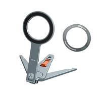 Jectse Treppiede per Telefono Magnetico, Supporto per Telefono Pieghevole in Lega di Alluminio con Gancio per IOS, Supporto per Treppiede Portatile Leggero con Slot per Slitta