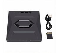 Jectse Unità Blu Ray Esterna Lettore Masterizzatore CD DVD USB 3.0 Tipo C BD con Doppie Porte e Hub per PC Portatile