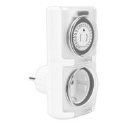 Jectse Uscita Timer Esterno 24 Ore su 24, Interruttore Timer Meccanico Impermeabile IP44 per Luce, Pompa per Piscina