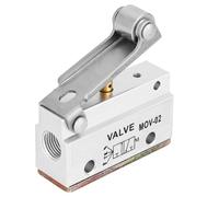 Jectse VALVOLA MECCANICA PNEUMATICA G1/8, LEGA DI ALLUMINIO DELLA VALVOLA PNEUMATICA DELLA LEVA DEL RULLO, MECCANICA 0-0.8MPA