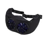 Jectse Ventilatore da Vita, Ventilatore Personale Indossabile per il Corpo Ventola di Raffreddamento con Flusso d'aria Potente Alimentato Tramite USB per Lavori di Costruzione in Campeggio per la