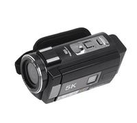 Jectse Videocamera DV800, Registrazione 5K HD Registratore per Fotocamera Digitale da 56 MP, Rotazione di 180° Touchscreen IPS Videocamera con Zoom 18X per Fotografie di Viaggio