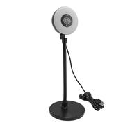 Jectse Webcam 4K Webcam USB USB con Microfono Luce Regolabile e Base Supporto per Telefono Controllo Remoto Messa a Fuoco Automatica per Laptop Desktop Videoconferenza Streaming