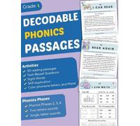 Jed Dolton Decodable Phonics Passages Grade 1 (Tascabile)