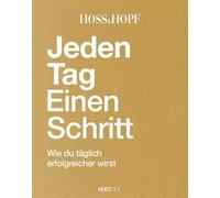 Jeden Tag einen Schritt. Limitierte Schmuckausgabe.: Die Goldedition groß