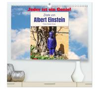 Jeder ist ein Genie! Zitate von Albert Einstein (hochwertiger Premium Wandkalender 2026 DIN A2 quer), Kunstdruck in Hochglanz: Die weisen Sprüche ... ergänzt mit passenden Fotografien