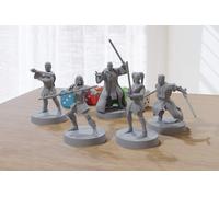 Jedi Knights - Star Wars Legion 35mm Proxy Miniatura per Ripiano Tavolo RPG