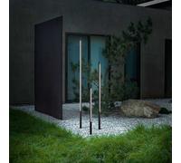 Piantana Moderna Jedi Metallo Nero Led 19W 3000K Luce Calda