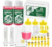 JEDWKFA 36pcs Kit Spurgo Freni per Shimano, Kit Spurgo Freni MTB, Kit Spurgo Freni Bici, Compreso Il Liquido per Freni Minerale ad Alte Prestazioni (120 ml)