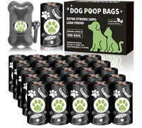 JEDWKFA 520 Pezzi Sacchetti per Cane Con Dispenser - Profumati al Limone, Robusti e a Prova di Perdite, 30 x 22 cm