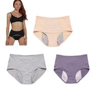 Jeeeun 2025 Upgrade Leakproof Ladies Underwear, Panties for Women Over 60 70 with Incontinence - Leakproof Ladies Underwear Washable (B,M)