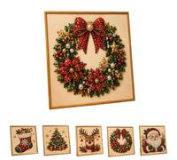 Jeeeun 3D Pearl Art Kits for Adults, DIY Wall Decor (Christmas #B)