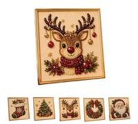 Jeeeun 3D Pearl Art Kits for Adults, DIY Wall Decor (Christmas #C)
