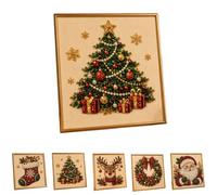 Jeeeun 3D Pearl Art Kits for Adults, DIY Wall Decor (Christmas #D)