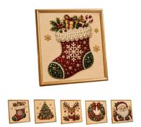 Jeeeun 3D Pearl Art Kits for Adults, DIY Wall Decor (Christmas #E)