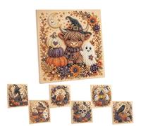 Jeeeun 3D Pearl Art Kits for Adults, DIY Wall Decor (Halloween #B)