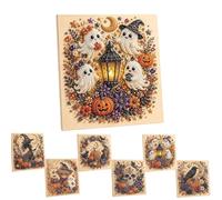 Jeeeun 3D Pearl Art Kits for Adults, DIY Wall Decor (Halloween #D)