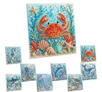 Jeeeun 3D Pearl Art Kits for Adults, DIY Wall Decor (Ocean #H)