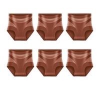 Jeeeun 6pcs Womens Unique Underwear Tummy Control, High Waisted for a Smooth Silhouette, Everyday Comfort & Invisible Fit (6pcs_D,XL)