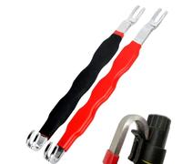 Jeeeun Automotive Electrical Terminal Connector Separator Removal Tool, Universal Plug Connector Remover for Cars (red+black)