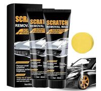 Jeeeun Car Scratch Remover, 2026 New Upgraded Car Paint Scratch Repair Kit for Deep Scratches, Car Polish Wax Scratch Remover with Sponge & Wipe for Vehicles (2 PCS)